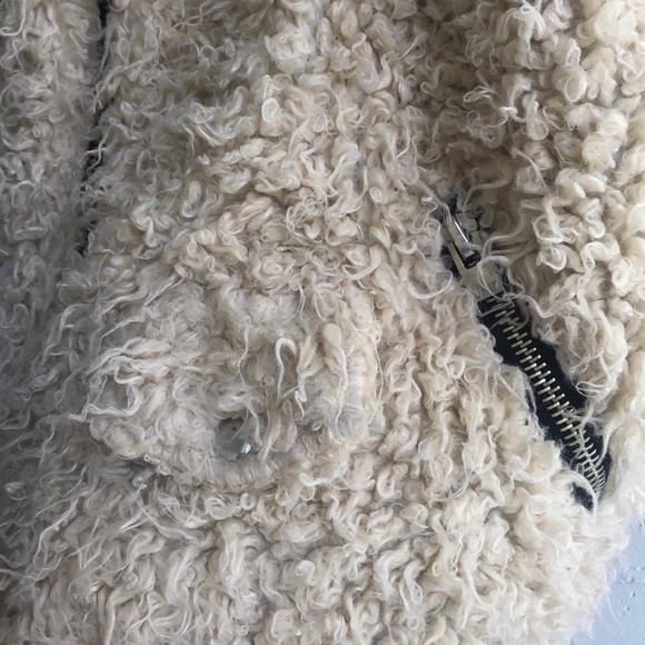 UNIF X UO Furry Moto Coat - Picture 8 of 8